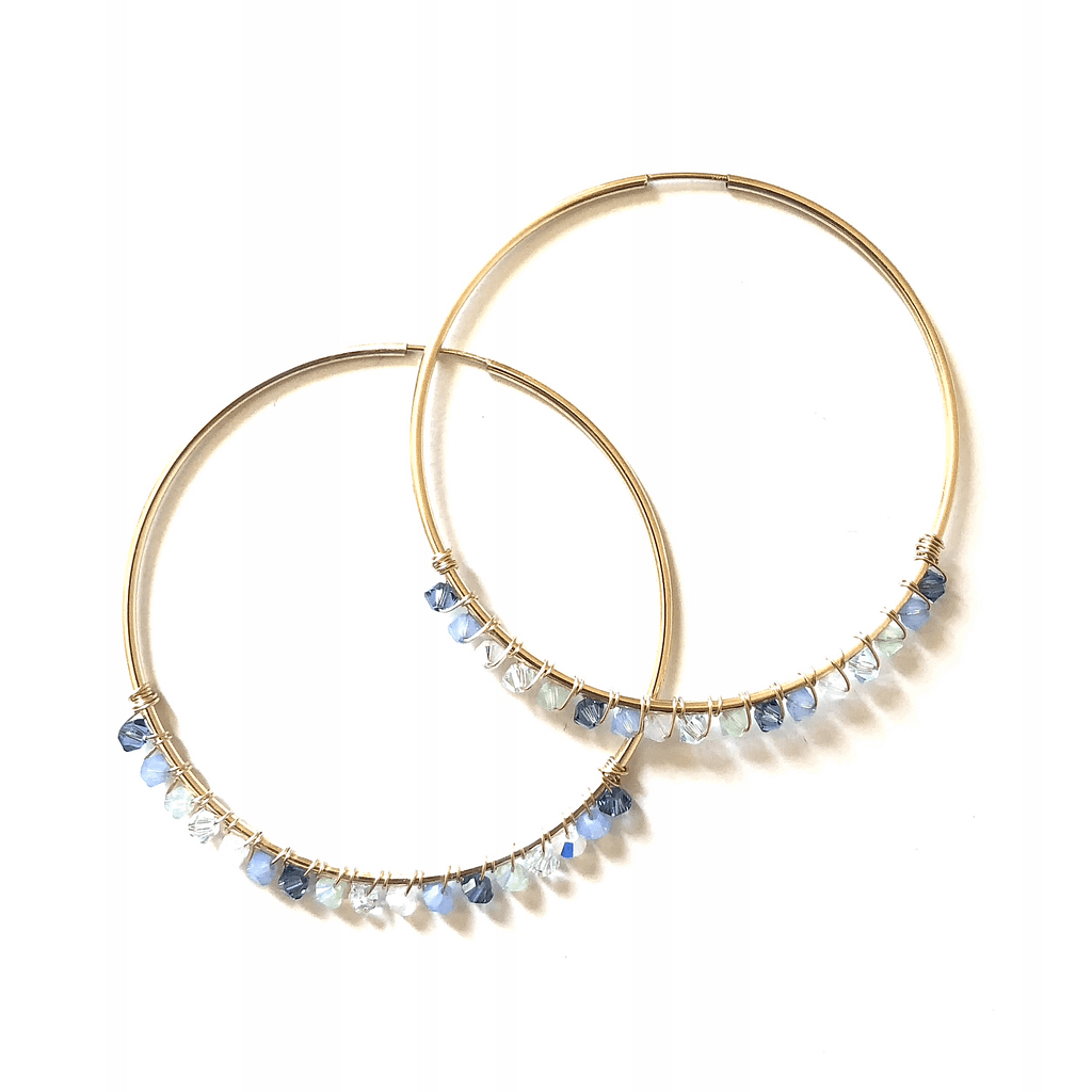 Jennifer Tuton-Beaded Hoops Earrings-Shop-Local Makers-800x800