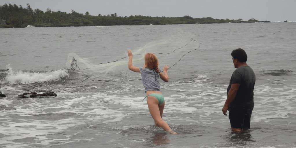 Fishing in Hana