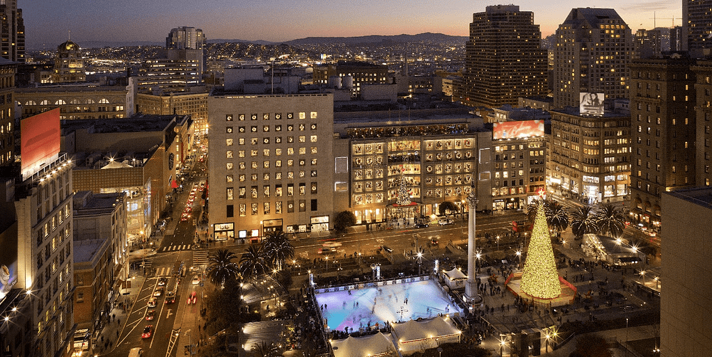 Union Square Ice Rink-Bay Area Holiday Activites-credit Union Square Ice Rink-feature-800x400