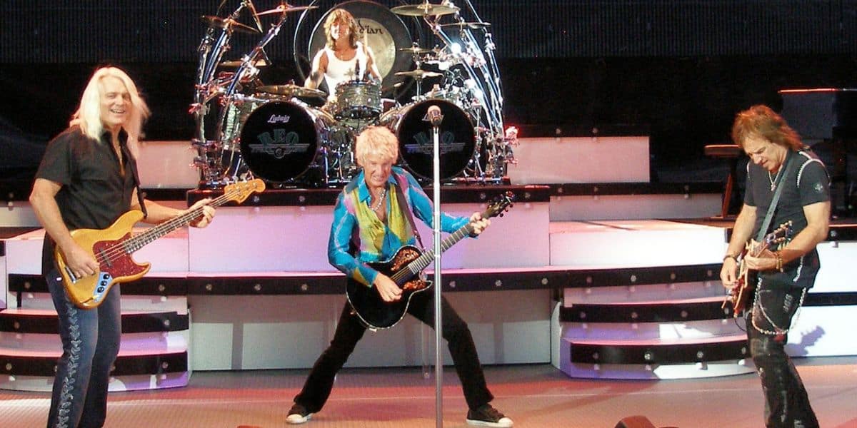 reo speedwagon performing on stage