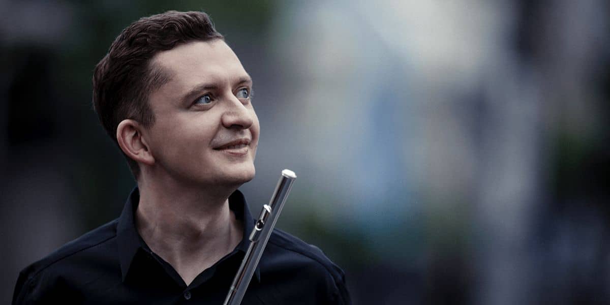 Denis Bouriakov with his flute