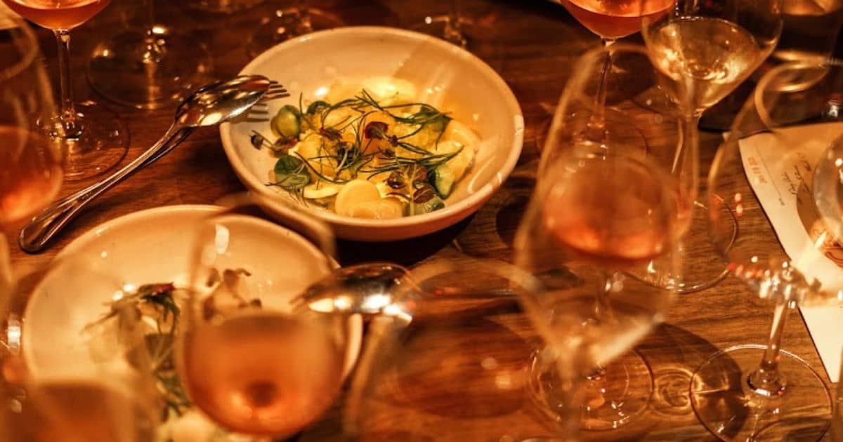 wine and small plates at frances