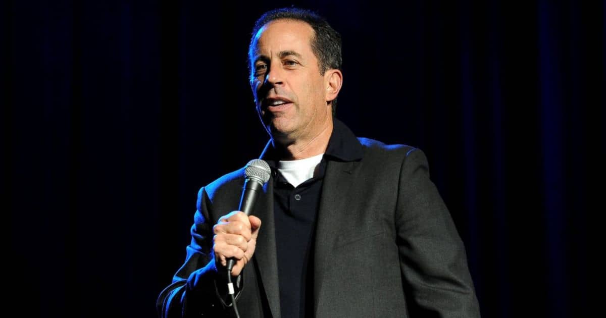 jerry Seinfeld on stage