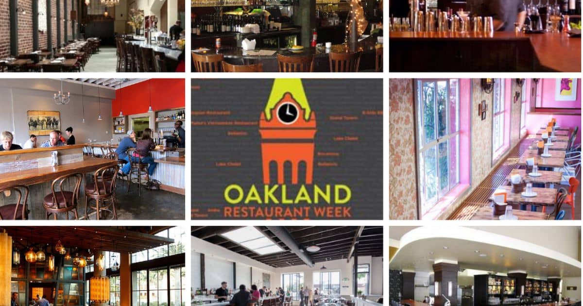 oakland restaurant week poster