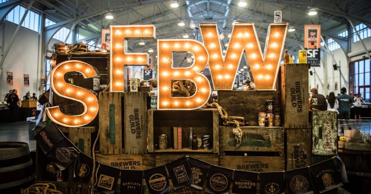 san francisco beer festival sign