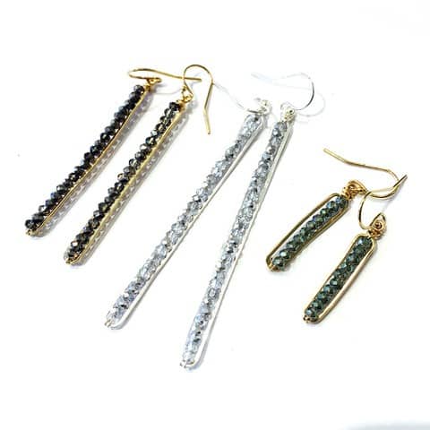 Julie Tuton-Caviar Stick Earrings-Shop-Local Makers
