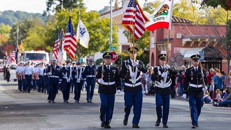 Petaluma Veterans Day Parade-North Bay-Annual Events-November-credit @PetalumaCA Facebook-800x450