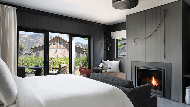 Wine-country-luxe-Four Seasons Resort Napa Valley Guestroom