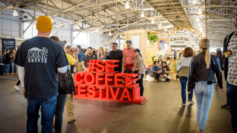 sf coffee fest sign
