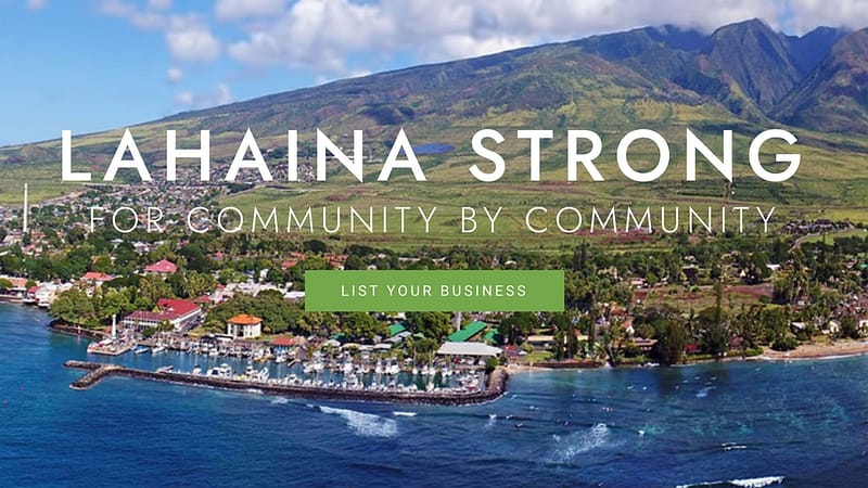 Lahaina Strong, How to help maui businesses