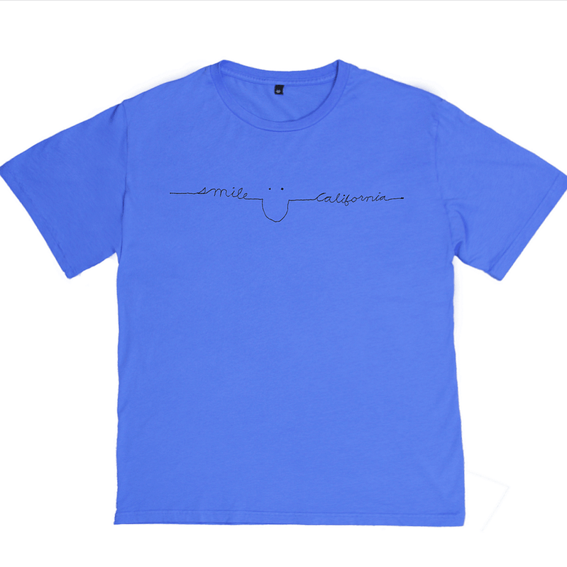 Smile California-Child's Tee Blue-Shop-Local Makers-credit The Smile Collective-800x800
