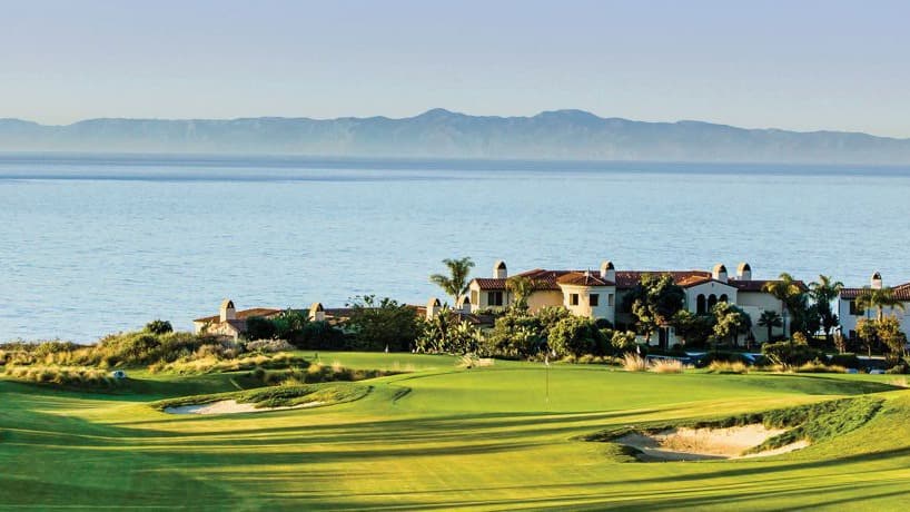Perched along the coastal bluffs of Rancho Palos Verdes, south of Los Angeles, this nine-hole, 1,239-yard, par-3 course offers stunning views of the Pacific Ocean and Catalina Island. Golf course architect Todd Eckenrode routed a collection of championship-quality holes ranging from 104 to 173 yards with elevation changes, green contours, and artful bunkering that integrate masterfully with the natural surroundings adjacent to the Terranea Resort, one of Southern California’s premier oceanfront resort destinations. terranea.com/golf