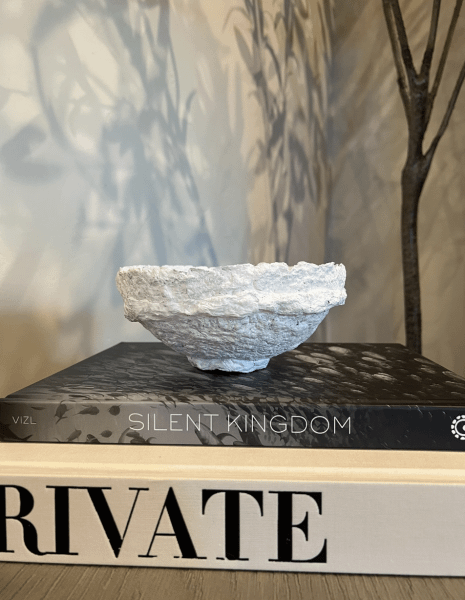 Paper Mache Bowl, San Rafael, Handmade in Marin