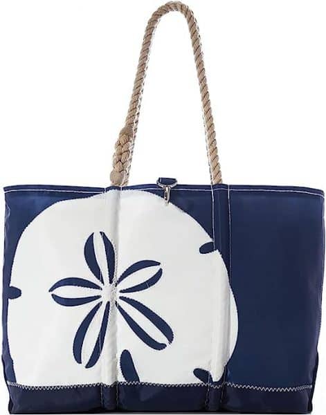 Sea Bags Recycled Sail Cloth Beach Tote, Sustainable Bags, Beach Essentials, Amazon
